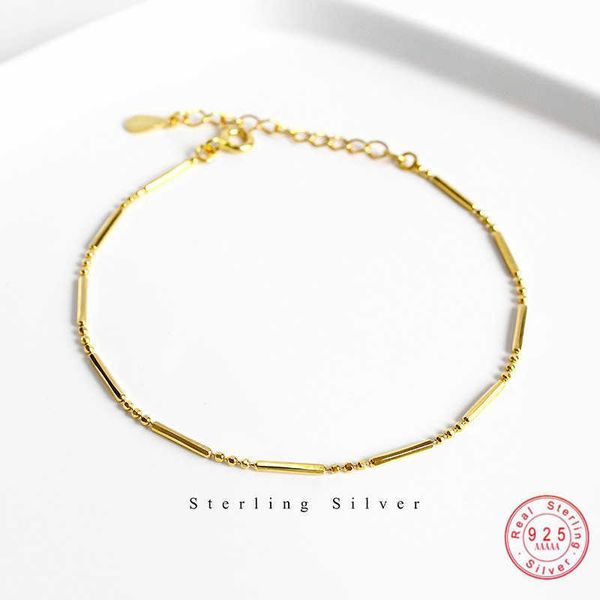 charm bracelets s925 sterling silver golden shaped long bead chain bracelet for women student party jewelry accessories friendship gift aa23, Golden;silver
charm bracelets s925 sterling silver golden shaped long bead chain bracelet for women student party jewelry accessories friendship gift aa23, Golden;silver