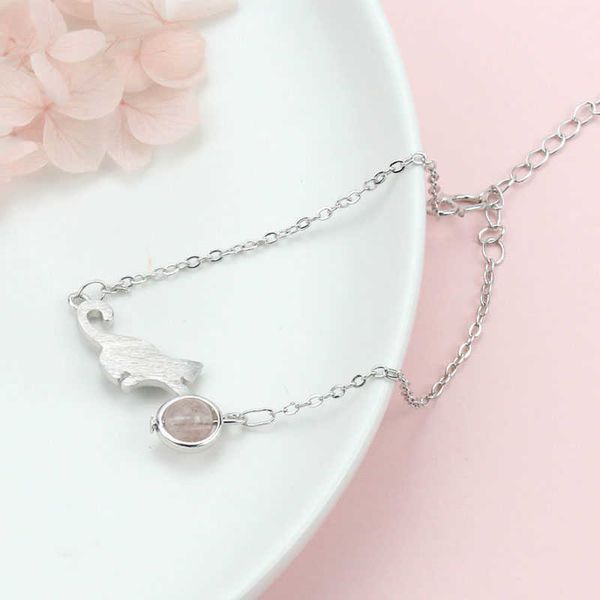 charm bracelets ventfille 925 sterling silver fashion strawberry crystal moonstone cat bracelet female personality student simple jewelry gi, Golden;silver
charm bracelets ventfille 925 sterling silver fashion strawberry crystal moonstone cat bracelet female personality student simple jewelry gi, Golden;silver