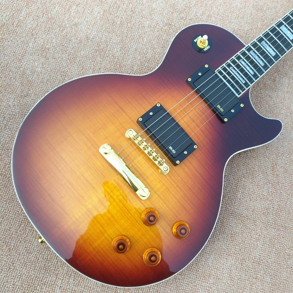 mahogany fingerboard electric guitar with connected frets, solid mahogany body, gold hardware, 2 piece emg pickup, 58
mahogany fingerboard electric guitar with connected frets, solid mahogany body, gold hardware, 2 piece emg pickup, 58