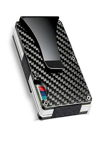 luxury mens travel mini men slim money clip id holder carbon fiber credit card holder rfid blocking metal wallet 2 style customiza1228750, Black
luxury mens travel mini men slim money clip id holder carbon fiber credit card holder rfid blocking metal wallet 2 style customiza1228750, Black