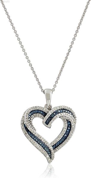 collection sterling silver blue and white diamond heart pendant necklace (1/2 cttw) 18"
collection sterling silver blue and white diamond heart pendant necklace (1/2 cttw) 18"