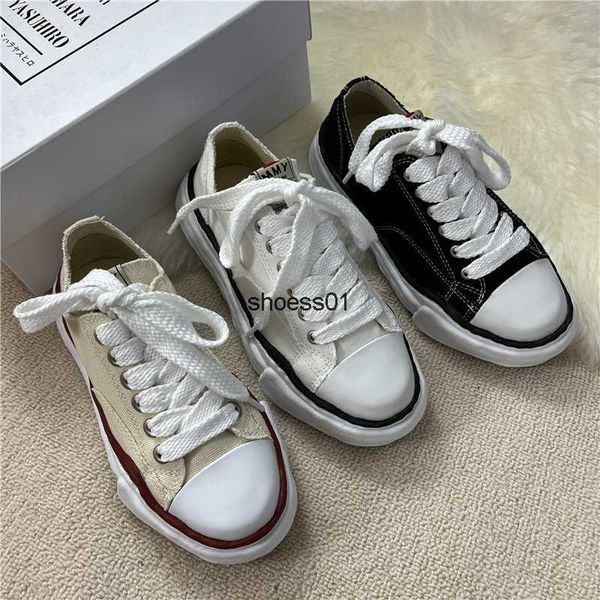 high edition mihara yasuhiro mm dissolving thick soled canvas casual couple style men's and women's fashion heightening college st, Black 
high edition mihara yasuhiro mm dissolving thick soled canvas casual couple style men's and women's fashion heightening college st, Black