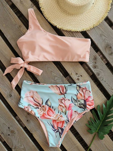 women's swimwear bikinis women 2022 new one shoulder swimwear high waist swimsuit bandage bathing suits beach wear biquini female j2305, White;black
women's swimwear bikinis women 2022 new one shoulder swimwear high waist swimsuit bandage bathing suits beach wear biquini female j2305, White;black