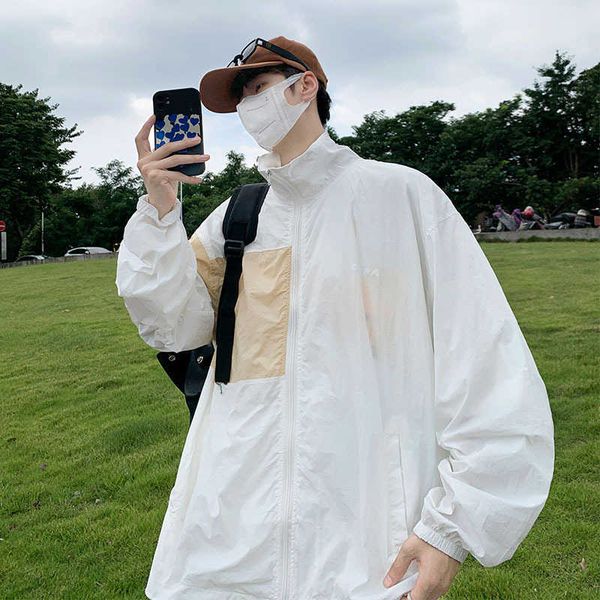 men's trench coats ice silk breathable sun protection summer fashion brand ins versatile casual thin skin clothing couple, Tan;black
men's trench coats ice silk breathable sun protection summer fashion brand ins versatile casual thin skin clothing couple, Tan;black
