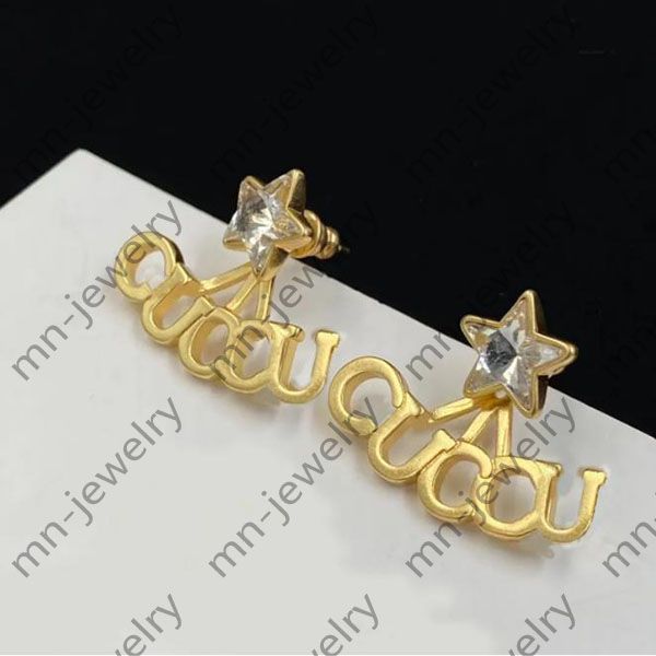 2023 charm earrings new women's fashion luxury brand designer diamond star letter pendant detachable earrings women wedding party high, Golden
2023 charm earrings new women's fashion luxury brand designer diamond star letter pendant detachable earrings women wedding party high, Golden