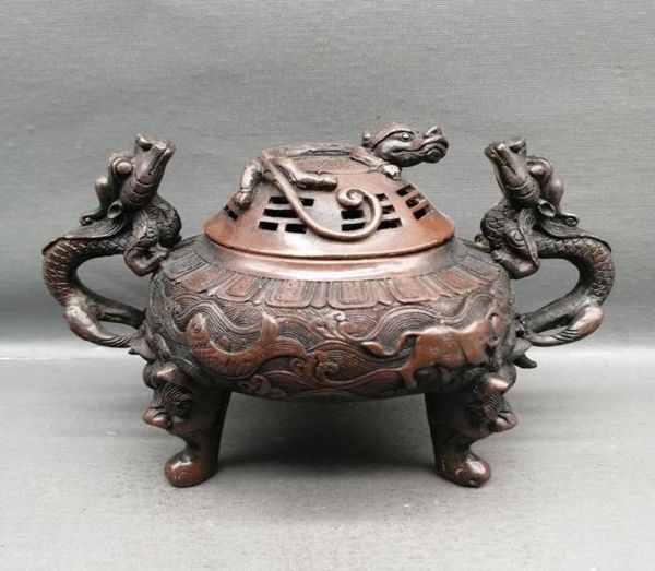 doubleear dragon incense burner bronze antique antique collection copper handicraft ornaments distressed antique whole7081827, Blue;slivery
doubleear dragon incense burner bronze antique antique collection copper handicraft ornaments distressed antique whole7081827, Blue;slivery