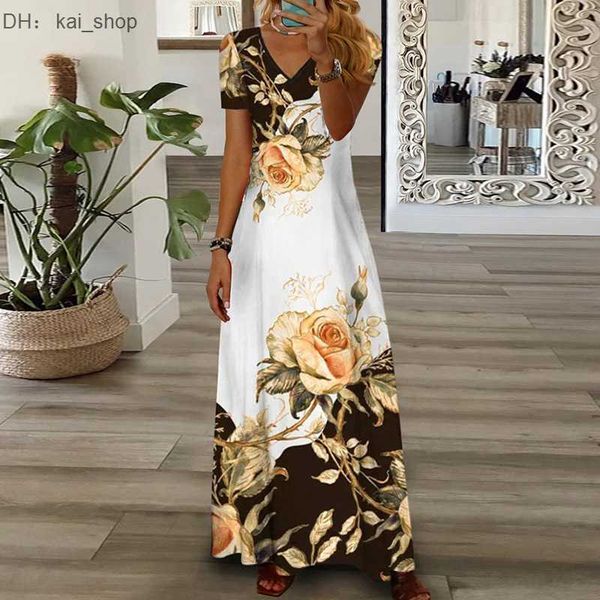 street style dresses short sleeved dress, new summer multi-color printed long skirt 11, Black;pink
street style dresses short sleeved dress, new summer multi-color printed long skirt 11, Black;pink