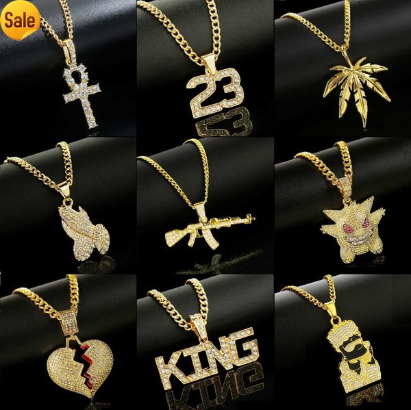 rock punk gold plated cuban chain woman men full diamond dollar boss queen cross gun heart king lion hip hop necklace jewelry, Silver
rock punk gold plated cuban chain woman men full diamond dollar boss queen cross gun heart king lion hip hop necklace jewelry, Silver