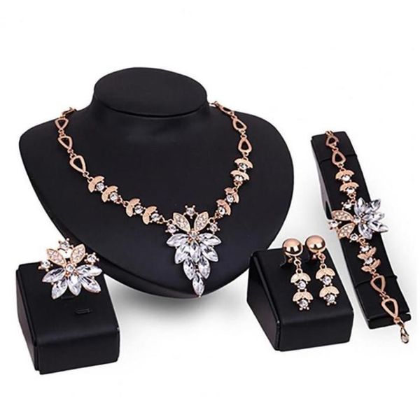 4pcs jewelry set flower design birthday gift durable necklace earrings bracelet ring jewelry set for wedding gift 2207161417658, Silver
4pcs jewelry set flower design birthday gift durable necklace earrings bracelet ring jewelry set for wedding gift 2207161417658, Silver