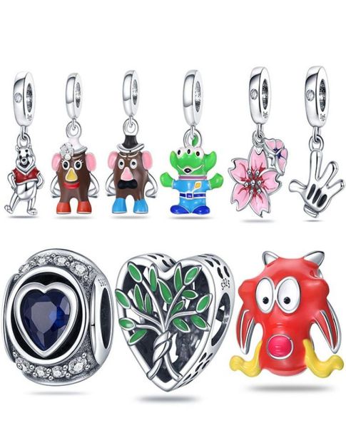 new s925 sterling silver loose beads original fit pandora bracelet charm pendant mr potato diy jewelry luxury love heart bracelet 5426968, Black
new s925 sterling silver loose beads original fit pandora bracelet charm pendant mr potato diy jewelry luxury love heart bracelet 5426968, Black