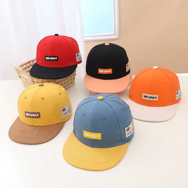 ball caps summer kids baseball cap adjustable flat brim sun hat for boys girls children patchwork casual peaked caps gorras j230504, Blue;gray
ball caps summer kids baseball cap adjustable flat brim sun hat for boys girls children patchwork casual peaked caps gorras j230504, Blue;gray