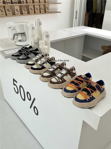 ladesshow mmy thick soled german training dissolution board shoes tide 2022 new double shoelaces light casual sports shoes, Black
ladesshow mmy thick soled german training dissolution board shoes tide 2022 new double shoelaces light casual sports shoes, Black