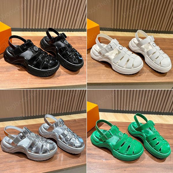 designer archlight sporty sandals luxury fashion roman shoes monogram leather thick bottom casual shoes summer outdoor hollow woven flat bot, Black
designer archlight sporty sandals luxury fashion roman shoes monogram leather thick bottom casual shoes summer outdoor hollow woven flat bot, Black