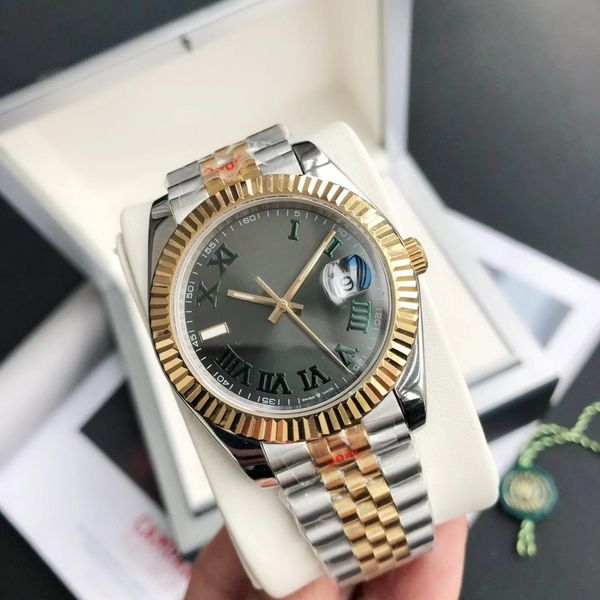 men's mechanical watch 36 41mm fully automatic stainless steel luminous waterproof women's watch couple style classic watch montre, Slivery;brown
men's mechanical watch 36 41mm fully automatic stainless steel luminous waterproof women's watch couple style classic watch montre, Slivery;brown