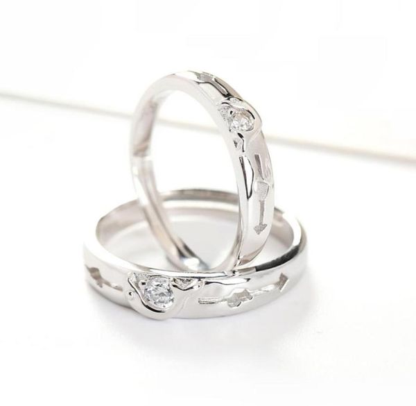 couple rings s925 sterling silver jewelry one arrow wear heart lovers ring hollow out drill opening korean version simple8164887
couple rings s925 sterling silver jewelry one arrow wear heart lovers ring hollow out drill opening korean version simple8164887