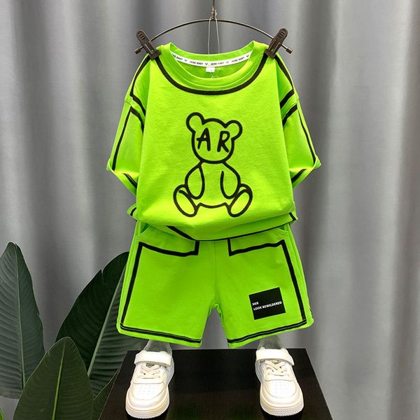 clothing sets boys summer children tshirt short sleeve pants 2 pieces kids tracksuits baby clothes 210 years 230506, White
clothing sets boys summer children tshirt short sleeve pants 2 pieces kids tracksuits baby clothes 210 years 230506, White