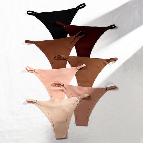 women's panties ice silk women seamless thong light bikini panty fitness sprots tangas swim buttoms strings t-back underwear for woman, Black;pink
women's panties ice silk women seamless thong light bikini panty fitness sprots tangas swim buttoms strings t-back underwear for woman, Black;pink