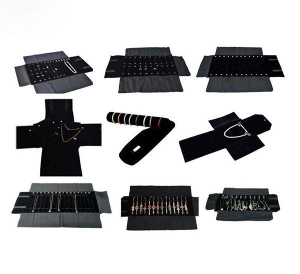 jewelry pouches bags all black travel organizer bag velvet display rolls foldable earrings ring chain pendant necklace storage ro9127684, Pink;blue
jewelry pouches bags all black travel organizer bag velvet display rolls foldable earrings ring chain pendant necklace storage ro9127684, Pink;blue