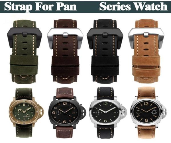 watch band for panerai pam luminor calfskin retro frosted leather accessories waterproof strap stainless steel pin buckle9974563, Black;brown
watch band for panerai pam luminor calfskin retro frosted leather accessories waterproof strap stainless steel pin buckle9974563, Black;brown
