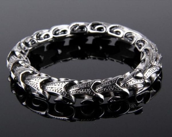 fashion dragon grain chain personality keel stainless steel bracelets bangles for men jewelry9545546, Black
fashion dragon grain chain personality keel stainless steel bracelets bangles for men jewelry9545546, Black