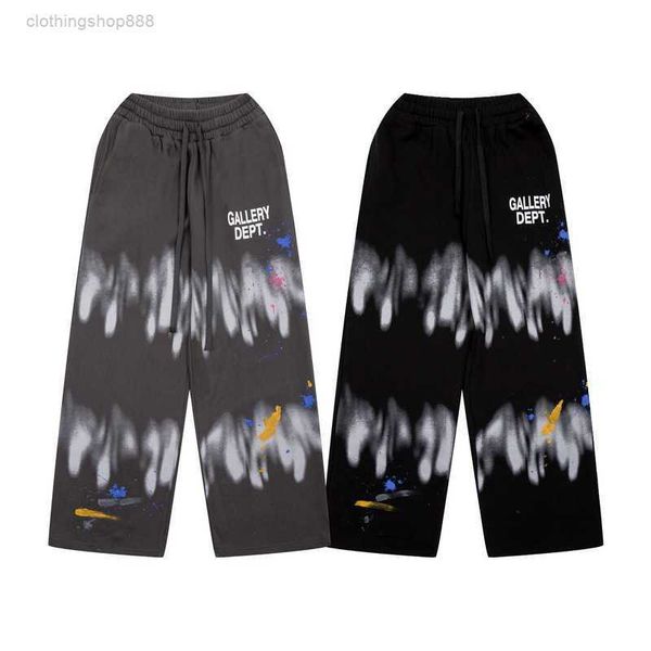 men's gallery pants autumn/winter new network red same style ins and hand painted graffiti guard n9au, Black
men's gallery pants autumn/winter new network red same style ins and hand painted graffiti guard n9au, Black