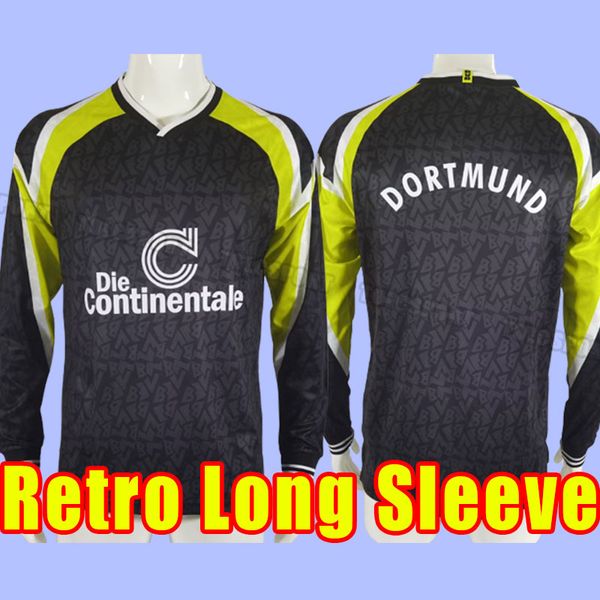 long sleeve retro dortmund soccer jerseys classic vintage football shirts lewandowski rosicky bobic koller reus moller 1995 1996 95 96, Black;yellow
long sleeve retro dortmund soccer jerseys classic vintage football shirts lewandowski rosicky bobic koller reus moller 1995 1996 95 96, Black;yellow