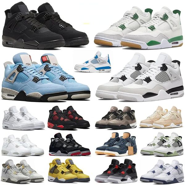 new jumpman 4 4s men women basketball shoes sneaker black cat red thunder white oreo unc blue sail metallic lightning wild things bred mens
new jumpman 4 4s men women basketball shoes sneaker black cat red thunder white oreo unc blue sail metallic lightning wild things bred mens
