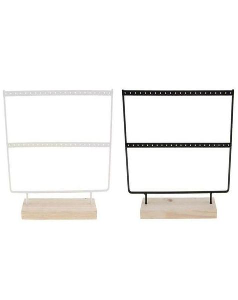 jewelry pouches bags 2x wood 44 holes earrings organizer holder necklaces rack 2 layers display standwhiteblack9987597, Pink;blue
jewelry pouches bags 2x wood 44 holes earrings organizer holder necklaces rack 2 layers display standwhiteblack9987597, Pink;blue