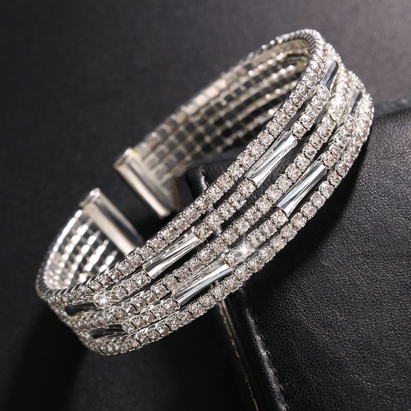 wedding bracelets the new all-match rhinestone bracelet fashionable multi-layer diamond bracelet all-match jewelry bracelet, Golden;silver
wedding bracelets the new all-match rhinestone bracelet fashionable multi-layer diamond bracelet all-match jewelry bracelet, Golden;silver
