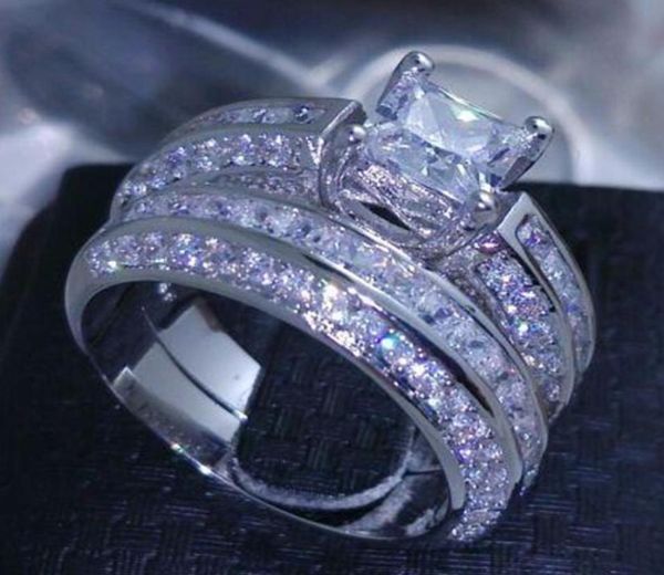 retro size 610 princess cut 10k white gold filled white z wedding ring set gift9733048, Slivery;golden
retro size 610 princess cut 10k white gold filled white z wedding ring set gift9733048, Slivery;golden