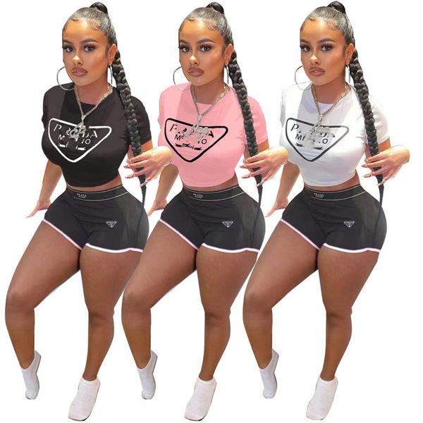 2023 brand women tracksuits letter short sleeve casual two piece set t-shirts shorts summer crew neck jogging suit fashion outfits pullover, Gray
2023 brand women tracksuits letter short sleeve casual two piece set t-shirts shorts summer crew neck jogging suit fashion outfits pullover, Gray