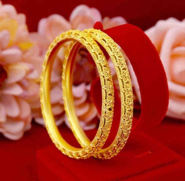 18k yellow gold 6n hollow flower bracelets for women classic thick bangles bracelet wedding engagement fine jewelry gifts6615910, Black
18k yellow gold 6n hollow flower bracelets for women classic thick bangles bracelet wedding engagement fine jewelry gifts6615910, Black