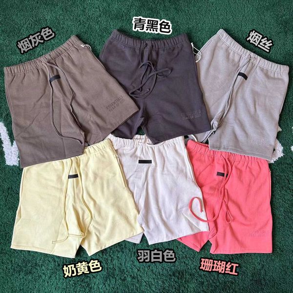 men's and women's new shorts fashion high street brand ess edition double thread flocked letter trendy 54pj, White;black
men's and women's new shorts fashion high street brand ess edition double thread flocked letter trendy 54pj, White;black