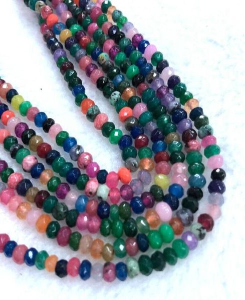 lot 10pcs 2x4mm multicolor faceted abacus jade roundelle gemstone loose bead 14quot7270216, Green;white
lot 10pcs 2x4mm multicolor faceted abacus jade roundelle gemstone loose bead 14quot7270216, Green;white