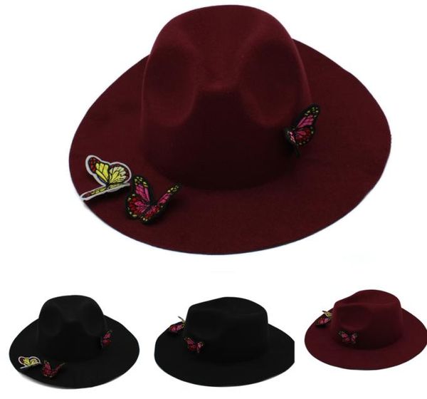 creative three butterflies women wide brim hats wool soft warm ladies fedoras solid floppy cloche jazz caps hats autumn winter8514571, Blue;gray
creative three butterflies women wide brim hats wool soft warm ladies fedoras solid floppy cloche jazz caps hats autumn winter8514571, Blue;gray