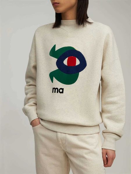 isabel marant 23ss designer sweatshirt new clothes pullover thickened plush printing with women versatile loose sweater, Black
isabel marant 23ss designer sweatshirt new clothes pullover thickened plush printing with women versatile loose sweater, Black
