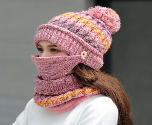 winter mask hat scarf set thick warm women winter accessories fleece inside knitted hat scarf set 3pcs winter riding hats1866239, Blue;gray
winter mask hat scarf set thick warm women winter accessories fleece inside knitted hat scarf set 3pcs winter riding hats1866239, Blue;gray