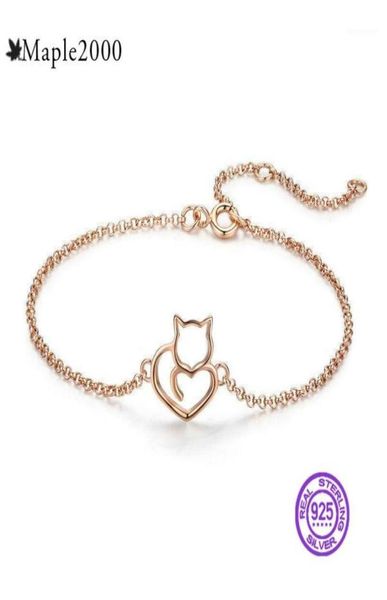 other bracelets animal bracelet for women 925 sterling silver cat rose gold plated fine female jewelry13222145, Golden;silver
other bracelets animal bracelet for women 925 sterling silver cat rose gold plated fine female jewelry13222145, Golden;silver
