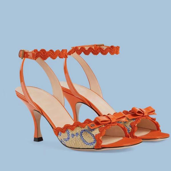 fashion embroidery stiletto sandals patent leather bowknot color matching ankle strap evening shoes luxury designer women's shoes facto, Black
fashion embroidery stiletto sandals patent leather bowknot color matching ankle strap evening shoes luxury designer women's shoes facto, Black