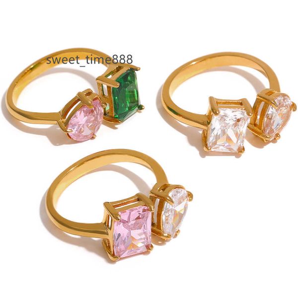 jinyou 1774 waterproof fashion stainless steel bling moissanite green cubic zirconia open ring 18k gold plated charm jewelry, Silver
jinyou 1774 waterproof fashion stainless steel bling moissanite green cubic zirconia open ring 18k gold plated charm jewelry, Silver