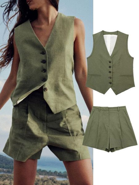 women's tracksuits casual sleeveless waistcoat two piece set women loose vneck single breasted vest shorts s 2023 summer green lady 230, Gray
women's tracksuits casual sleeveless waistcoat two piece set women loose vneck single breasted vest shorts s 2023 summer green lady 230, Gray