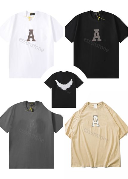 men's women t shirt with chest letters and dove pattern on the back tees fashion high street trendy casual wear men's gapp short s, White;black
men's women t shirt with chest letters and dove pattern on the back tees fashion high street trendy casual wear men's gapp short s, White;black