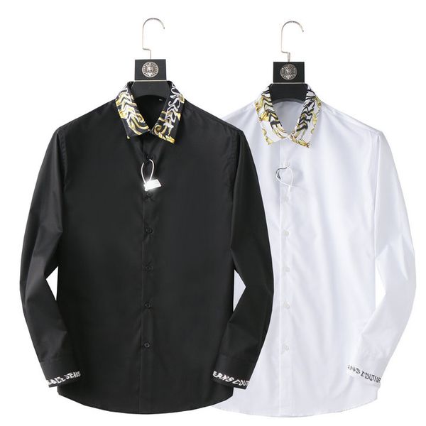 luxury designer men's shirts fashion casual business social and cocktail shirt brand spring autumn slimming the most fashionable clothi, White;black
luxury designer men's shirts fashion casual business social and cocktail shirt brand spring autumn slimming the most fashionable clothi, White;black