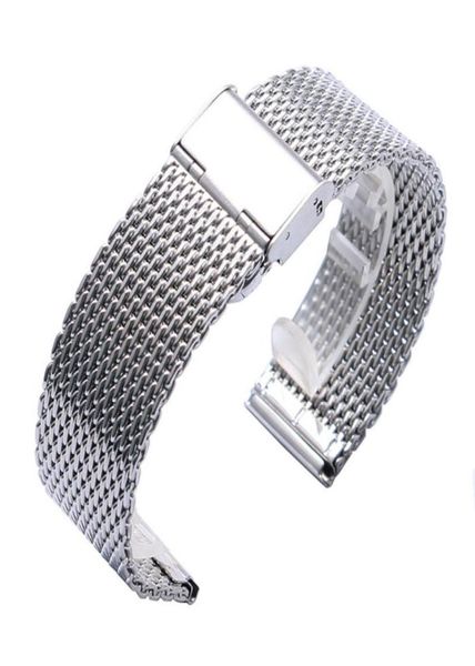 20mm 22mm solid milanese mesh stainless steel strap with hook buckle classic polished silver watch band strap6456472, Black;brown
20mm 22mm solid milanese mesh stainless steel strap with hook buckle classic polished silver watch band strap6456472, Black;brown