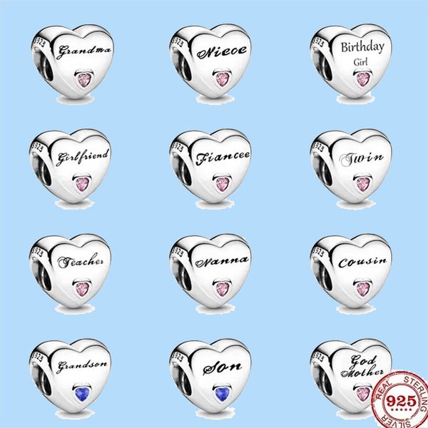 925 sterling silver charms for pandora jewelry beads dangle charm heart shape grandma nanna girlfriend niece, Black
925 sterling silver charms for pandora jewelry beads dangle charm heart shape grandma nanna girlfriend niece, Black