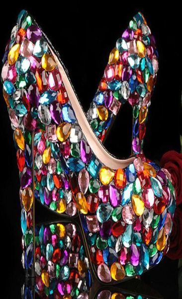 crystal glitter fashion multicolor wedding shoes ladies platform high heel evening shoes nightclub dancing dress shoes for woman p1263435, Black
crystal glitter fashion multicolor wedding shoes ladies platform high heel evening shoes nightclub dancing dress shoes for woman p1263435, Black