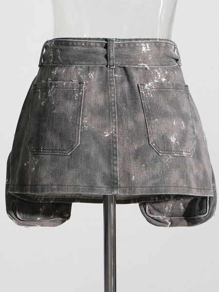 skirts twotwinstyle a line for women high waist short length patchwork lace up camouflage denim skirt female summer fashion 230506, Black
skirts twotwinstyle a line for women high waist short length patchwork lace up camouflage denim skirt female summer fashion 230506, Black