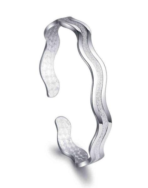 s925 silver frosted water wave adjustable bracelet bangle for women girl lady wedding birthday gift female jewelry8583522, Black
s925 silver frosted water wave adjustable bracelet bangle for women girl lady wedding birthday gift female jewelry8583522, Black
