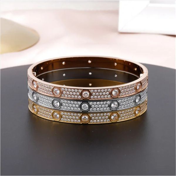 love bracelet man designer bracelets gold bangel for women designer jewelry stainless steel rose gold silver plated love charm diamond cuff, Black
love bracelet man designer bracelets gold bangel for women designer jewelry stainless steel rose gold silver plated love charm diamond cuff, Black