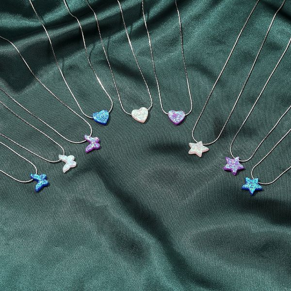 pendant necklaces romantic color resin clavicle chain for women trendy stars love butterfly fashion jewelry girl gift 230506, Silver
pendant necklaces romantic color resin clavicle chain for women trendy stars love butterfly fashion jewelry girl gift 230506, Silver